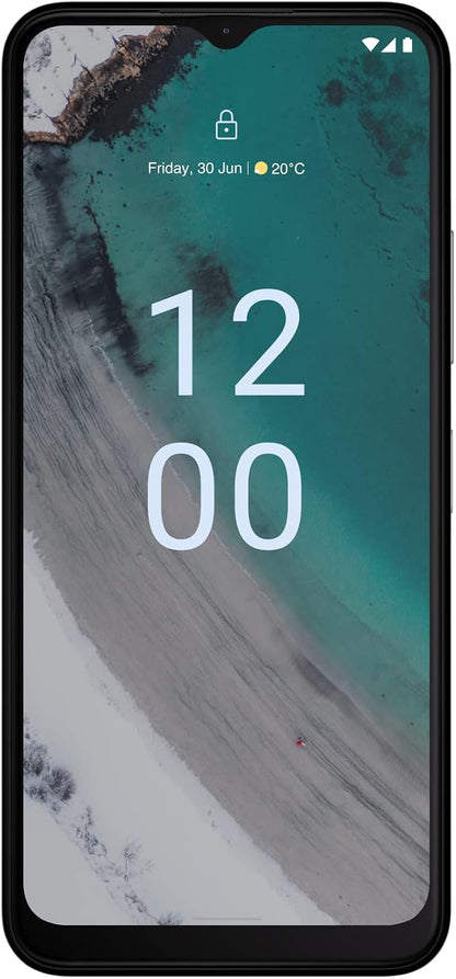 Nokia C32 | Android 13 | 3-Day Battery | Dual SIM | 50MP Dual Camera | 4/128GB | 6.5-Inch Screen | Unlocked GSM Smartphone | Not Compatible with Verizon or AT&T | Charcoal