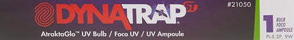 DynaTrap 21050 9-Watt UV Light Bulb Replacement for Indoor DynaTrap Insect and Fly Trap Models DT3009, DT3019, and DT3039 White | Compatible with Fly Light Insect Trap Models DT3009, DT3019, and DT3039, Official AtraktaGlo Bulbs for Flying Bug Control