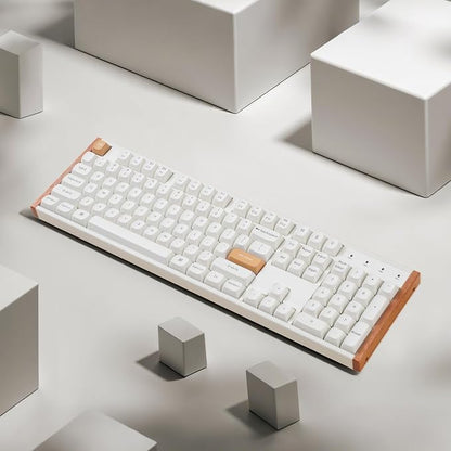 Keychron K10 HE Full-Size Hall Effect Keyboard Wireless, Rapid Trigger | Aluminum Wood Frame Hot-Swappable Magnetic Switches Adjustable Actuation 2.4 GHz Bluetooth USB-C PBT Keycaps QMK Custom RGB