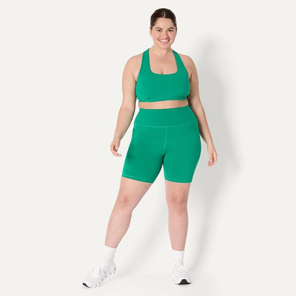 Amazon Essentials Women's Active FormFlex Buttery Soft High Waist Biker Shorts