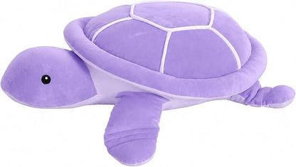 Dalmao 22 Inch Purple Sea Turtle Stuffed Animal, Big Soft Ocean Purple Turtle Large Plushie Body Pillow for Kids, Boys, Girls, Girlfriend, Birthday