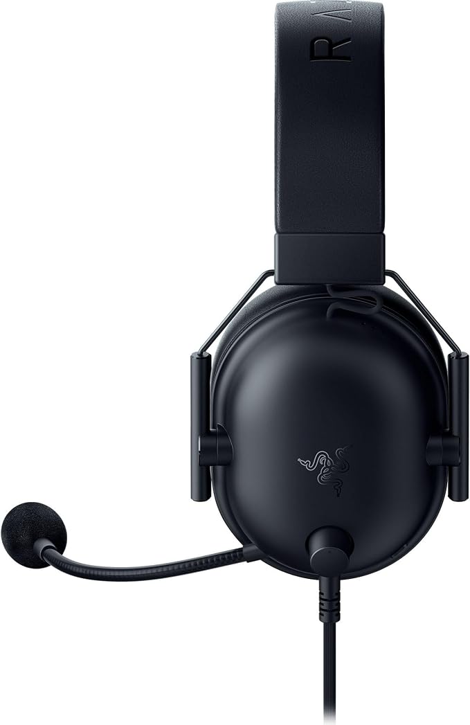 Razer BlackShark V2 X Wired PlayStation Gaming Headset, Black | 50mm Drivers, Cardioid Mic, Lightweight, Comfortable Noise Isolating Earcups, For PS5, Xbox Series X, PC, Switch, 3.5 mm Jack