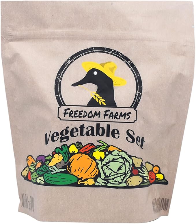 Set of 43 Assorted Vegetable & Herb Seed Packets - Over 10,000 Seeds! - Includes Mylar Storage Bag - Deluxe Garden Heirloom Seeds - 100% Non-GMO