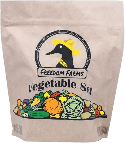 Set of 43 Assorted Vegetable & Herb Seed Packets - Over 10,000 Seeds! - Includes Mylar Storage Bag - Deluxe Garden Heirloom Seeds - 100% Non-GMO