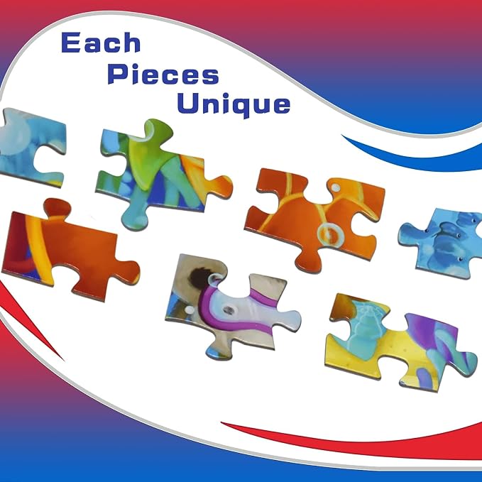 HUADADA Jigsaw Puzzles for Kids 100 Pieces, Underwater Floor Toys Montessori Learning Education Activities Birthday Gifts for Toddlers Boys Girls Ages 5 6 7 8+ Years Old (15"x10"), 1:1 Poster