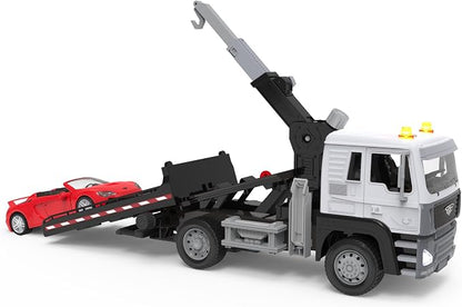 Driven by Battat - Tow Truck, 20-Inch - Toy Tow Truck for Kids - Rescue Vehicle Toy - Lights & Sounds - Movable Parts - 3 Years +
