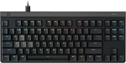Logitech G515 TKL Rapid Wired Gaming Keyboard (Hall-Effect) - Black | Fully customizable, analog switches, rapid trigger, ultra-slim, USB-A port connection