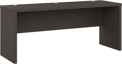 Bush Business Furniture Echo Computer Desk, 72W, Charcoal Maple