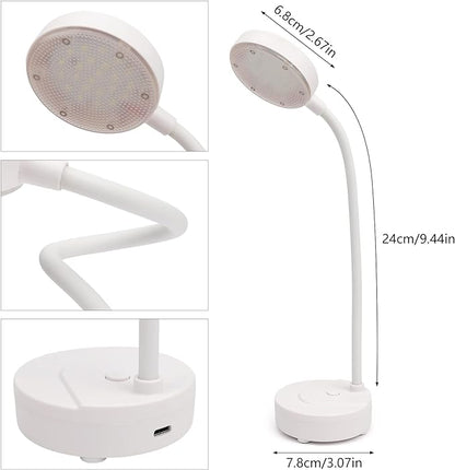 2 Pack LED Desk Lamp, Table Lamp, Desk Lamps for Home Office, 3 Brightness Levels with USB Charging Port, Desk Light Touch Control with Adjustable Gooseneck for Reading (2 Pack, Modern)