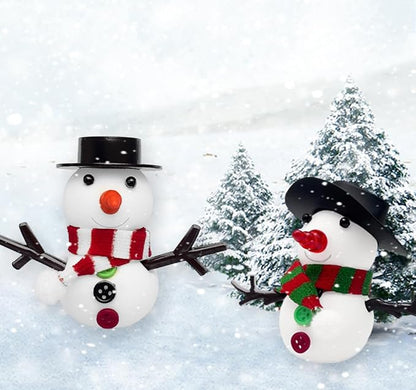 YIXIPAZH Christmas Snowman Crafts Sets，Build a Snowman Crafts Kit for Kids, Modeling Clay Christmas Snowman DIY Sets, Christmas Stocking Stuffers for Kids, Christmas Crafts Xmas Gift