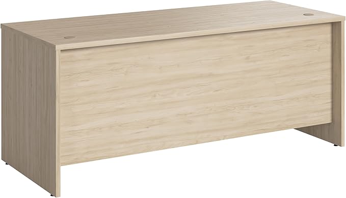 Bush Business Furniture Studio C Office Desk, Computer Table for Home or Professional Workspace, 72W x 30D, Natural Elm