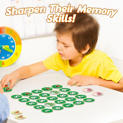 Aizweb Math Games for Kids,Addition & Subtraction Games,Educational Learning Games for Boys and Girls Ages 4 5 6,Counting Homeschool Classroom Travel Indoor Outdoor