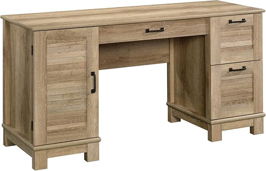 Sauder Garden Villa Desk, L: 59.06" x W: 20.71" x H: 29.80", Orchard Oak Finish