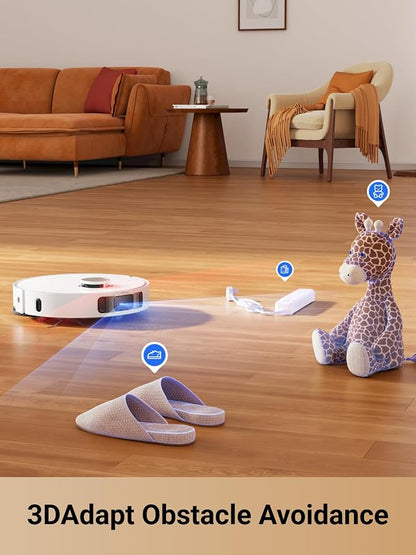 dreame L10s Pro Ultra Heat Robot Vacuum and Mop, 136°F (58°C) Mop Washing | MopExtend Edge Cleaning, 7,000Pa Suction, Effortless Robot Maintenance, Rewashing and Remopping, Smart Obstacle Avoidance