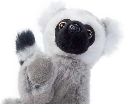 The Petting Zoo Ring-Tailed Lemur Stuffed Animal Plushie, Gifts for Kids, Wild Onez Babiez Zoo Animals, Lemur Plush Toy 6 inches