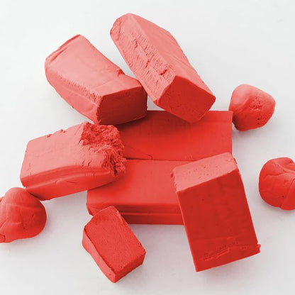 BAZIC Products Red Modeling Clay, 1 lb, Non-Hardening, for Sculpting Art Crafts, Reusable, 2 Pack