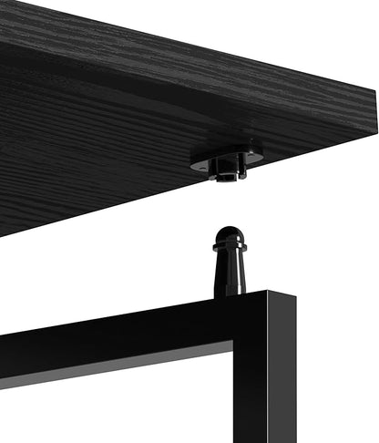 Techni Mobili Space Saving Folding Desk, Black