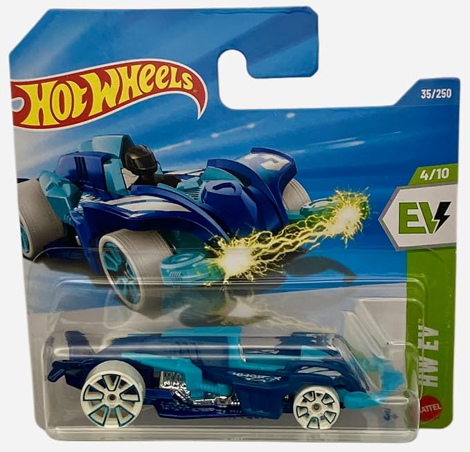 Hot Wheels Wattzup (TM) Light Blue Electric Concept Car - HW EV 4/10 - 35/250 - JJJ06 - Mattel 2026-1:64 Model Car