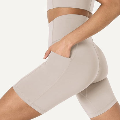 Amazon Essentials Women's Active FormFlex Buttery Soft High Waist Biker Shorts
