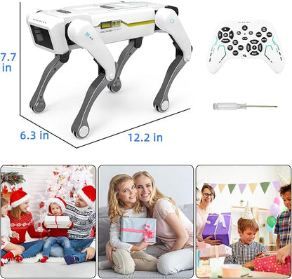 Mostop Smart Robot Dog for Kids Boys: Interactive STEM Robot Pet with Voice/App/Remote Control, Support Action Programming, 30+ Actions, Ideal STEM ToyGift for Adults/Kids