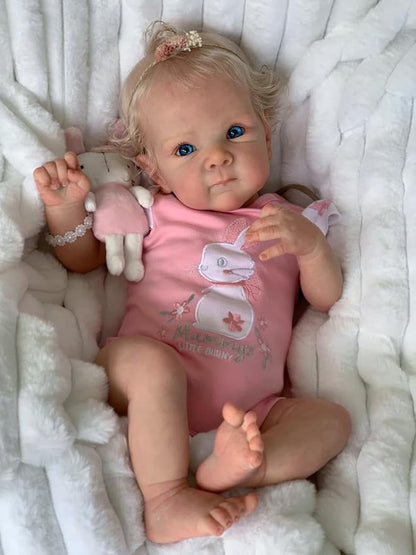 Zero Pam Reborn Baby Dolls Full Body, Realistic Baby Doll 18 Inch Real Babys Doll that Look Real Life Reborn Dolls with Accessories