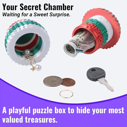 Maze Egg Money Puzzle Gift Box: Available in 4 Unique Internal Designs - Secret Cash Holder & Surprise Gift Container for Easter, Birthday, Wedding - Fun Brain Teaser Toy for Kids & Adults