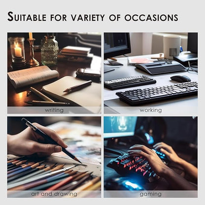 Distressed Leather Desk Mat - Non-Slip PU Desk Pad for Office and Home - Desk Organization and Accessories - Ideal for Large Mouse Pad and Desk Mats on Top of Desks(Sandstone,27.6"x 13.8")