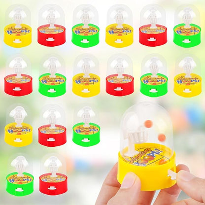 Mini Basketball Games 16pcs Finger Basketball Shooting Games Basketball Party Supplies Favor for Kids 8-12 Desktop Table Basketball Hoop Fidget Game Space Birthday Party Decorations Supplies