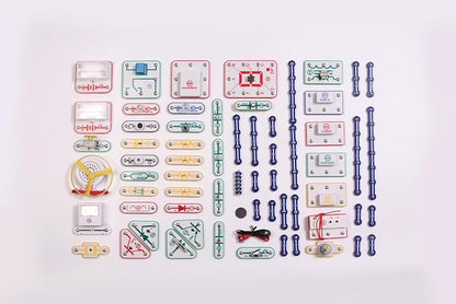 School & Family STEM Educational Toy Gift for Boys & Girls, Over 999 Projects, Physics Science Experiment Circuit Kit for Kids Ages 8+, Electronics Exploration Kit (Mixed Color, 999)