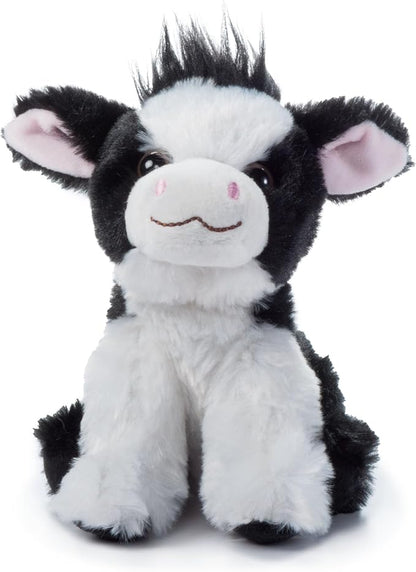 The Petting Zoo Cow Stuffed Animal Plushie, Gifts for Kids, Wild Onez Babiez Farm Animals, Cow Plush Toy 6 inches
