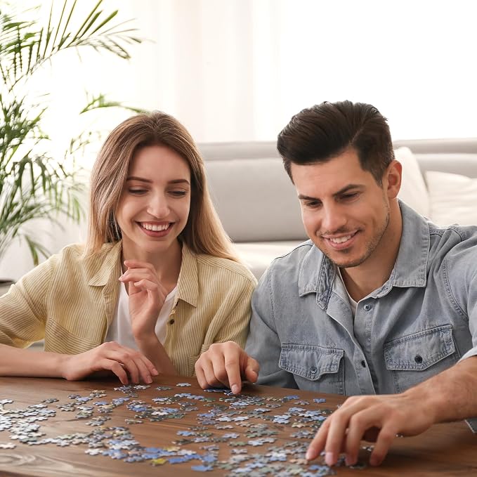 Rocorose Jigsaw Puzzles for Adults 1000 Pieces, Country Shop Puzzle Challenging Game Night Jigsaw Puzzle with Families Great Gift Home Decoration Fruits and Vegetables Large Puzzles