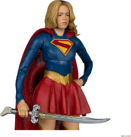McFarlane Toys- DC Multiverse Supergirl and Baby Krypto (Supergirl Movie) 7in Action Figure (Deluxe Theatrical Edition)