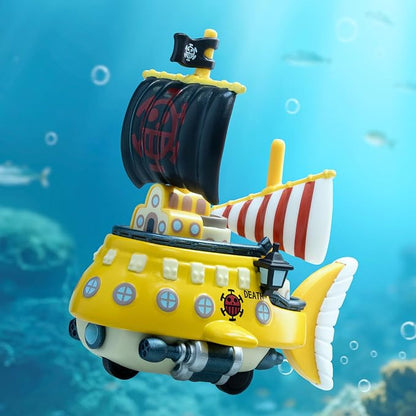 POP MART One Piece - The Grand Line Series Vehicles Blind Box Figures, Collectible Toys Home Decorations, Holiday Birthday Gifts for Boys, Anime Fans, Single Box