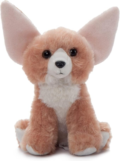 The Petting Zoo Fennec Fox Stuffed Animal Plushie, Gifts for Kids, Wild Onez Babiez Zoo Animals, Fox Plush Toy 6 inches