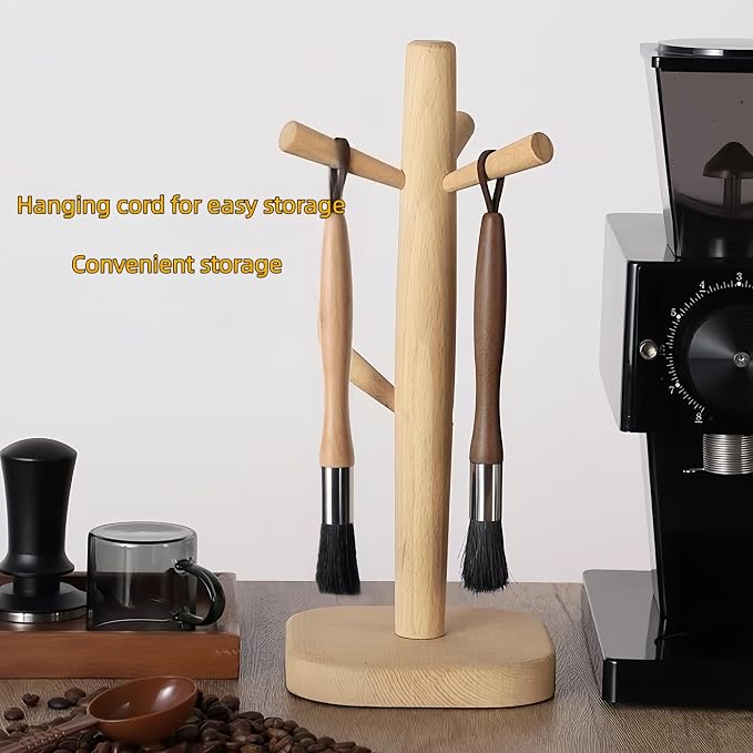 3-Pack Coffee Machine Cleaning Brush, Grinder Cleaning Accessories for Home Kitchen and Barista
