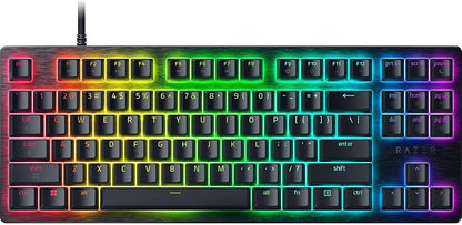 Razer Huntsman V3 HE Magnetic TKL 8KHz Wired Gaming Keyboard | Hall Effect Magnetic Switches, 8000 Hz Polling, Razer Snap Flex,Razer Snap Tap, Rapid Trigger, Adjustable Actuation