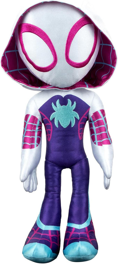 Marvel’s Spidey and His Amazing Friends - My Friend Ghost-Spider 16” Plush with Sounds - Superhero Toys for Kids 3 and Up
