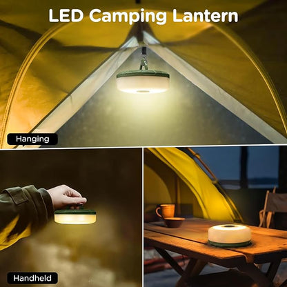 OGERY 2-Pack Camping String Lights, 32.8FT Rechargeable Christmas String Lights Outdoor/Indoor, 8 Modes 4-in-1 Quick Storage Fairy Lights Portable Lamp for Xmas Tree Decor Party Camping Essentials