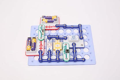 STEM Electronic Circuit Kit for Kids, Over 201 Projects, Physics Circuit Maker Kit, Science Experiment Educational Toy for Boys & Girls Ages 8+ (Mixed Color, 201)