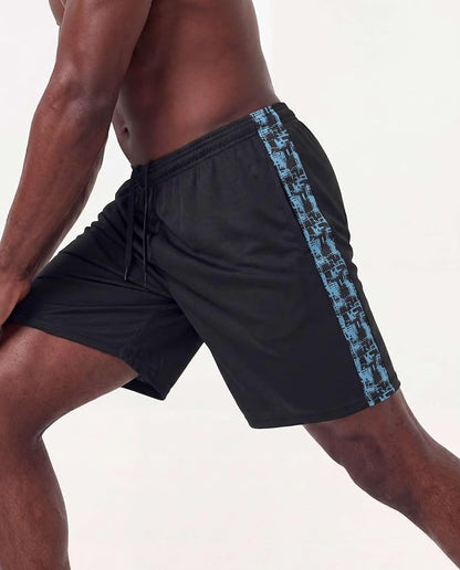 5 Pack Men's Mesh Shorts Athletic Basketball Sports Gym Workout Pockets | Cooling Moisture-Wicking, 9", Long, Quick-Dry, Breathable, Elastic Drawstring Waistband. Running, Exercise, Soccer, Training.