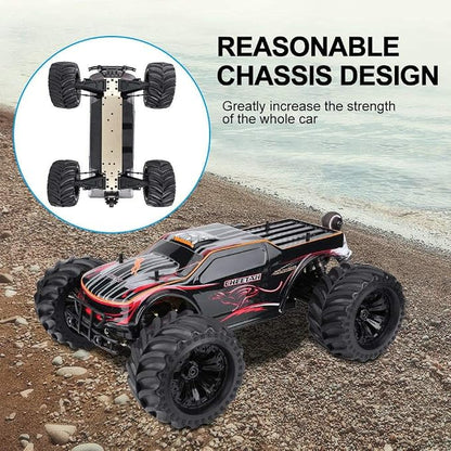JLBRACINGRC 1/10 Brushless RC Car for Adults,Fast 50+ mph High Speed RTR RC Truck, 4WD Offroad Monster Truck, 2.4GHZ Radio Controlled Electric Remote Control Car, IPX7 Waterproof Racing Vehicle
