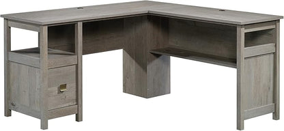 Sauder Cannery Bridge L-Desk, L: 59.06" x W: 59.06" x H: 30.04", Mystic Oak finish