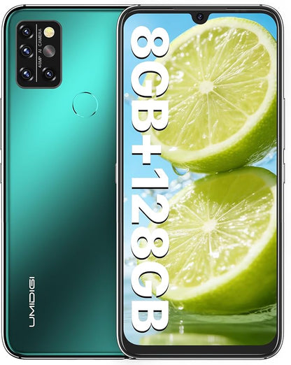 UMIDIGI A9 Pro Cell Phone, Helio P60, 8GB+128GB Expandable 256GB, 6.3 Inch FHD Touch Screen, Double-Sided 2.5D Curved Glass, 48MP Quad Camera, 4150mAh, Dual SIM 4G Volte | Expandable 256GB