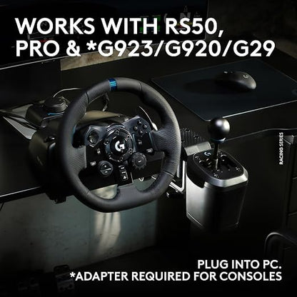 Logitech G RS H-SHIFTER for PC/Xbox/Playstation | Sim Racing shifter compatible with Logitech G PRO and RS50 wheels and G923/G29/G920 with Racing Adapter