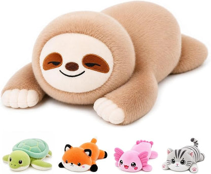 Sloth Weighted Stuffed Animal, Soft Plush Toy Gift (10.6 Inch, 0.7 Lbs)