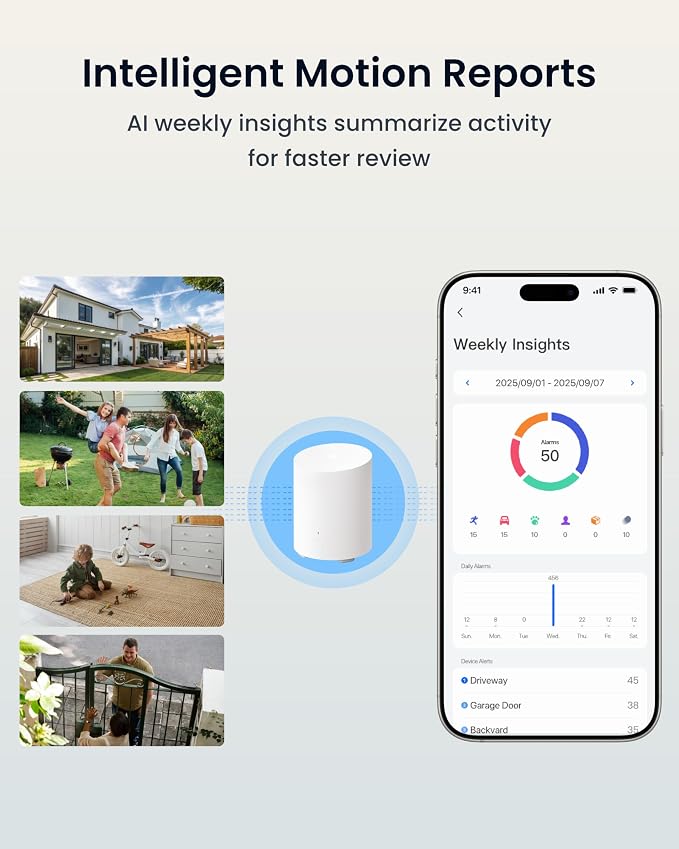 REOLINK Argus MagiCam Security Cameras Wireless Outdoor 1080p, 2 Cam Kit | Magnetic Mount, 2.4/5GHz WiFi, AI Detection, IR Night Vision, No Subscription, IP67, 9-Month Battery Life, Easy Set Up