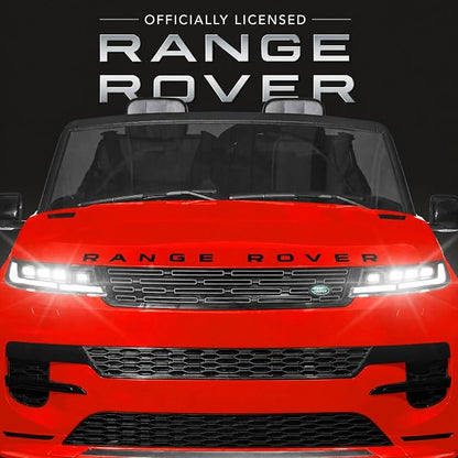 Best Choice Products 24V 2-Seater Licensed Range Rover Sport Electric Ride On Car for Kids with Parental Remote Control, 132 lb Weight Capacity - Red