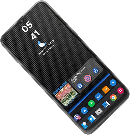 POZZI NEO 1, Unlocked Android Cell Phone for Kids and Seniors, 6.57 inch HD+ Display, 4GB RAM + 64GB, 5000mAh Battery, Dual SIM 4G LTE Smartphone, 16MP Triple AI Camera, Black, T-Mobile