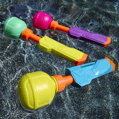 Nerf Super Soaker Bottle Burst Trio | 3 Pump Action Water Toys | Removable 4 Fl. Oz. Capacity Bottles | Kids Outdoor Toys | Ages 6+