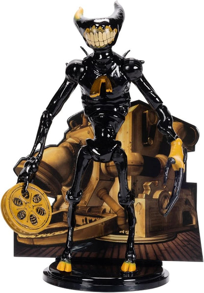 Bendy and the Ink Machine Collectible Action Figures 6.5” Scale Ink Demon with The End Reel Accessory